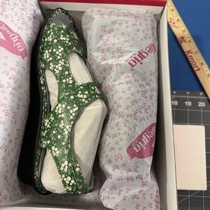 Alegria PG Lite Sandals Beckie Size 9.5-10 Green Daisy Strap Walk Garden - New